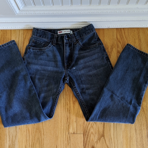 Boys Levi's 505 Jeans. Size 12 slim. - Picture 2 of 4
